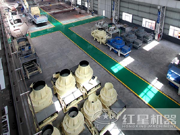 石灰巖制砂機車間 石灰巖制砂機車間