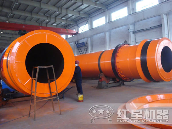 紅星石油焦烘干機生產現場 紅星石油焦烘干機生產現場