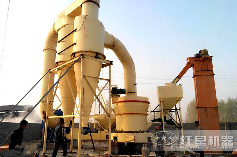 雷蒙磨粉機現場 雷蒙磨粉機現場