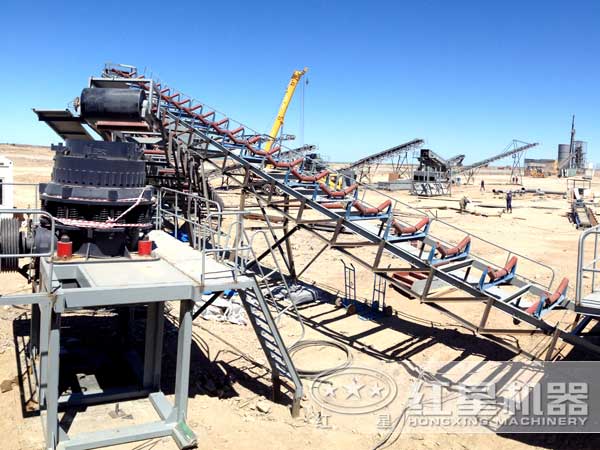 圓錐巖石破碎機生產現場 圓錐巖石破碎機生產現場