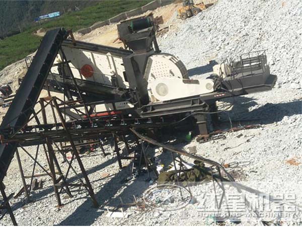 錘式移動破碎站客戶現場 錘式移動破碎站客戶現場