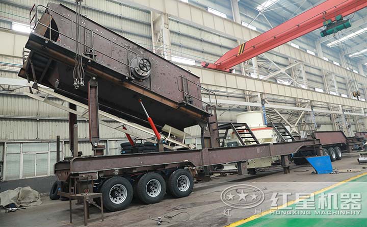 移動式制砂機生產車間 移動式制砂機生產車間