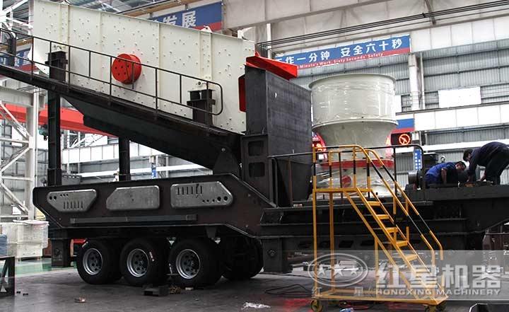 輪胎式圓錐移動破碎站 輪胎式圓錐移動破碎站