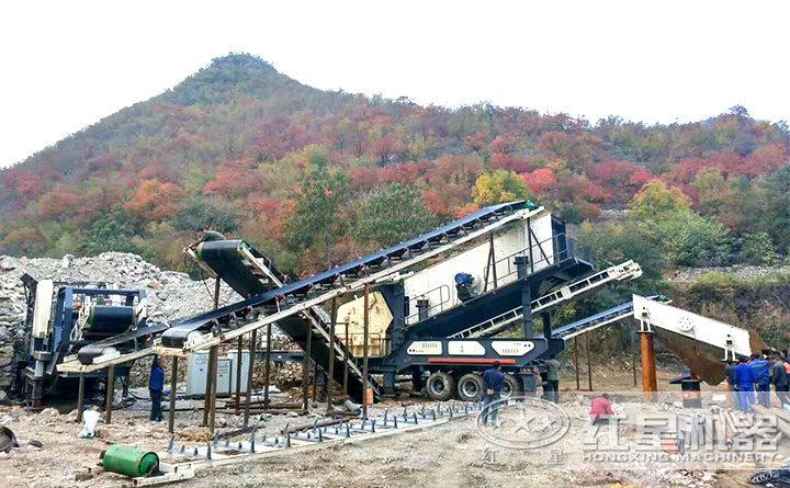 移動顎破+移動反擊破作業現場 移動顎破+移動反擊破作業現場