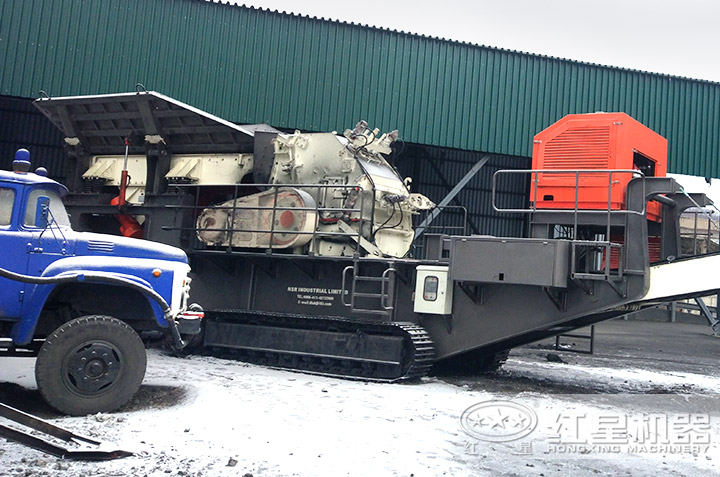 履帶式移動破碎站 履帶式移動破碎站