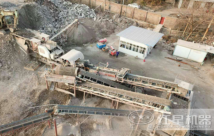 建筑垃圾制砂現場 建筑垃圾制砂現場