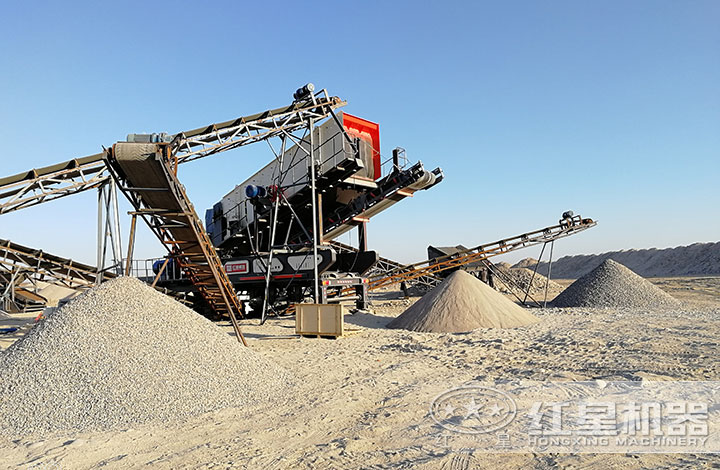 移動砂廠，環保