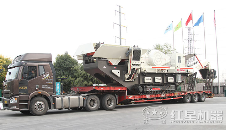 移動碎石發貨現場 移動碎石發貨現場