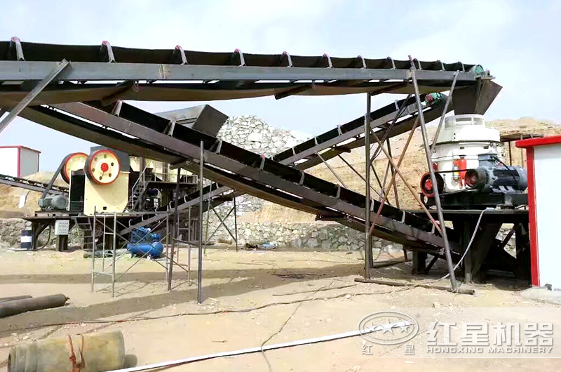 內蒙時產150噸碎石現場 內蒙時產150噸碎石現場