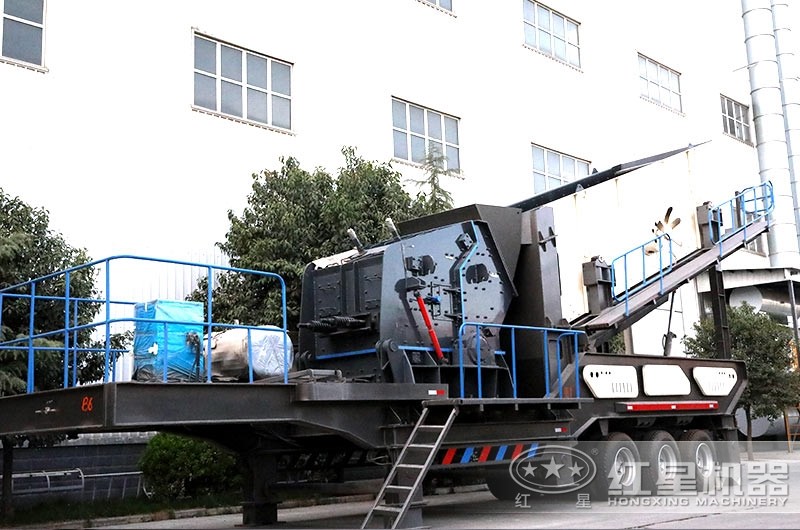 移動碎石生產線實拍圖 移動碎石生產線實拍圖