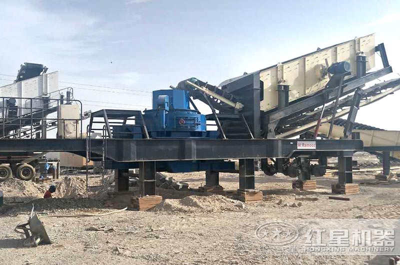 移動制砂機現場照 移動制砂機現場照