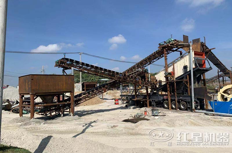 移動制砂機現場照 移動制砂機現場照