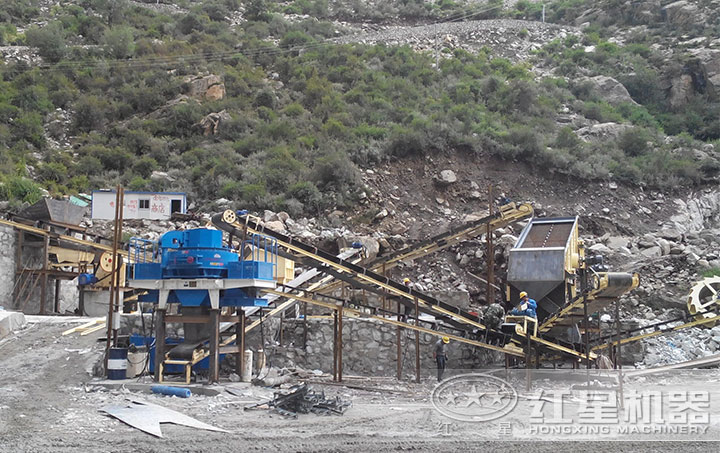 石灰石打砂機安裝現場 石灰石打砂機安裝現場