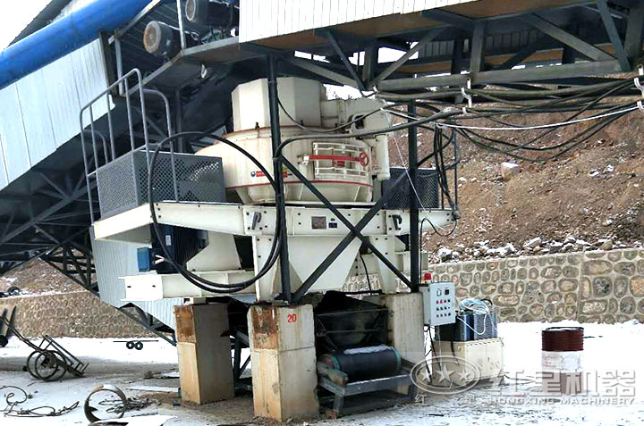 石灰石打砂機作業現場 石灰石打砂機作業現場