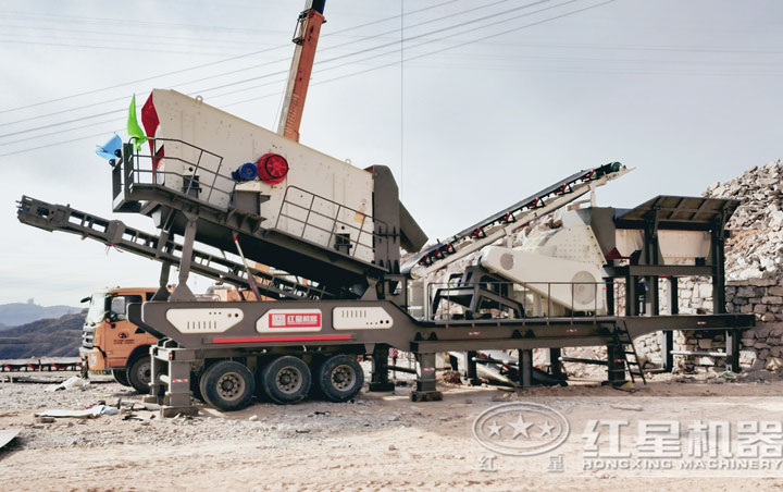 菏澤用戶投產的建筑垃圾處理現場 菏澤用戶投產的建筑垃圾處理現場