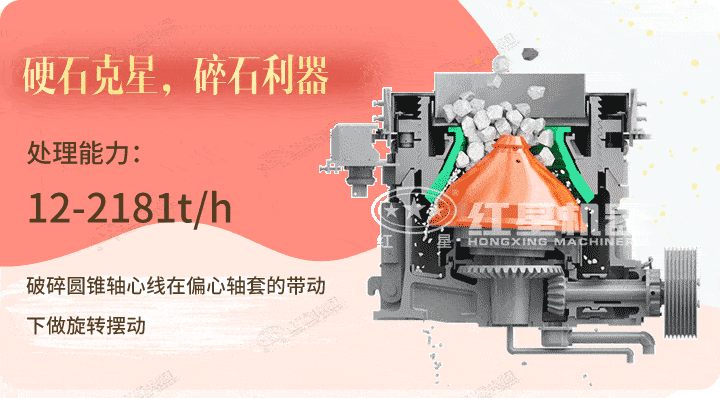 圓錐破生產工藝,破碎硬物料的必選設備 圓錐破生產工藝,破碎硬物料的必選設備