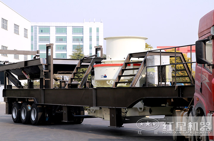 移動石粉制砂機發貨現場,到場即可作業 移動石粉制砂機發貨現場,到場即可作業