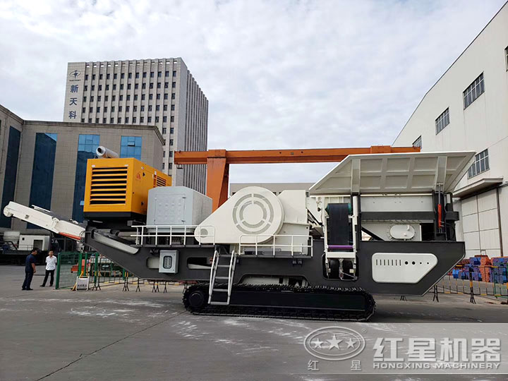 履帶式建筑垃圾處理設備 履帶式建筑垃圾處理設備