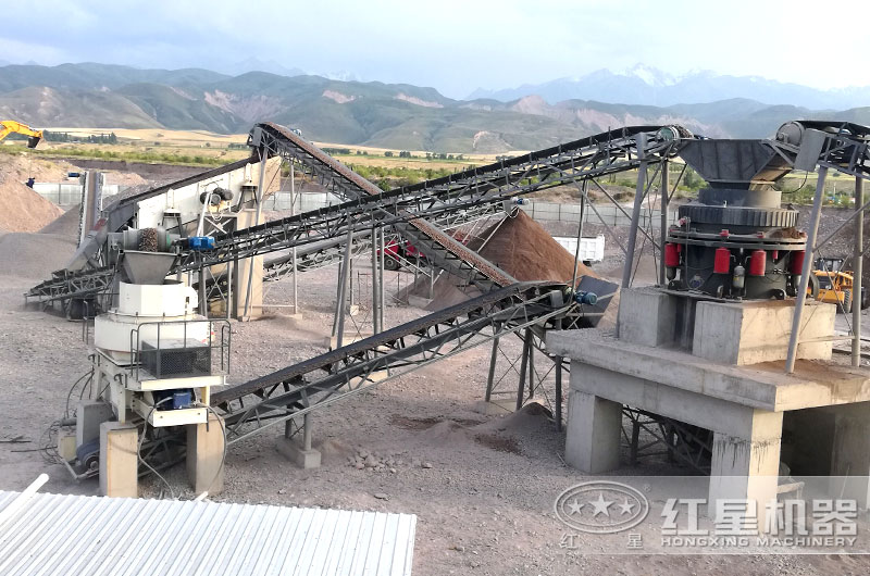 制沙生產線現場 制沙生產線現場