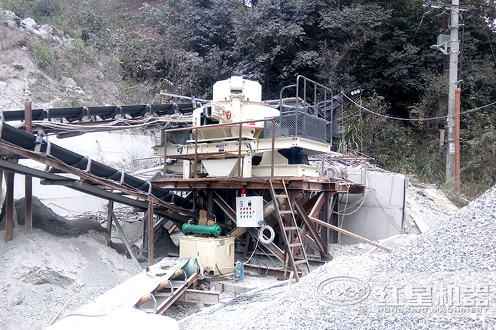 制砂機作業現場 制砂機作業現場