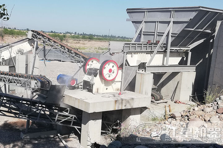 CJ系列歐版顎式破碎機現場 CJ系列歐版顎式破碎機現場