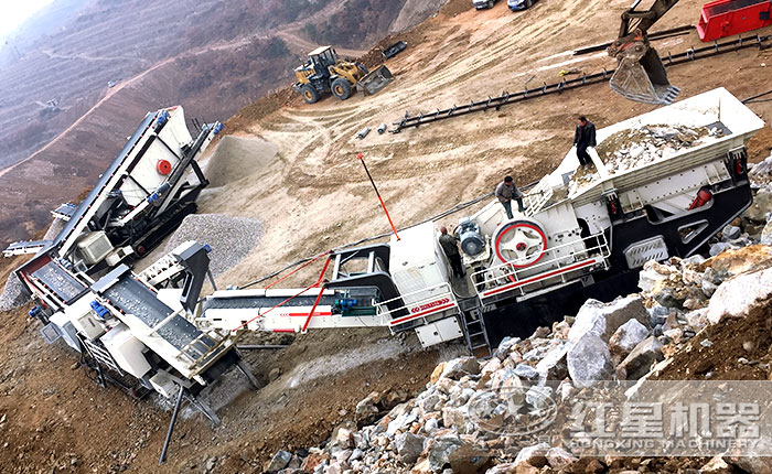 移動石料生產線 移動石料生產線