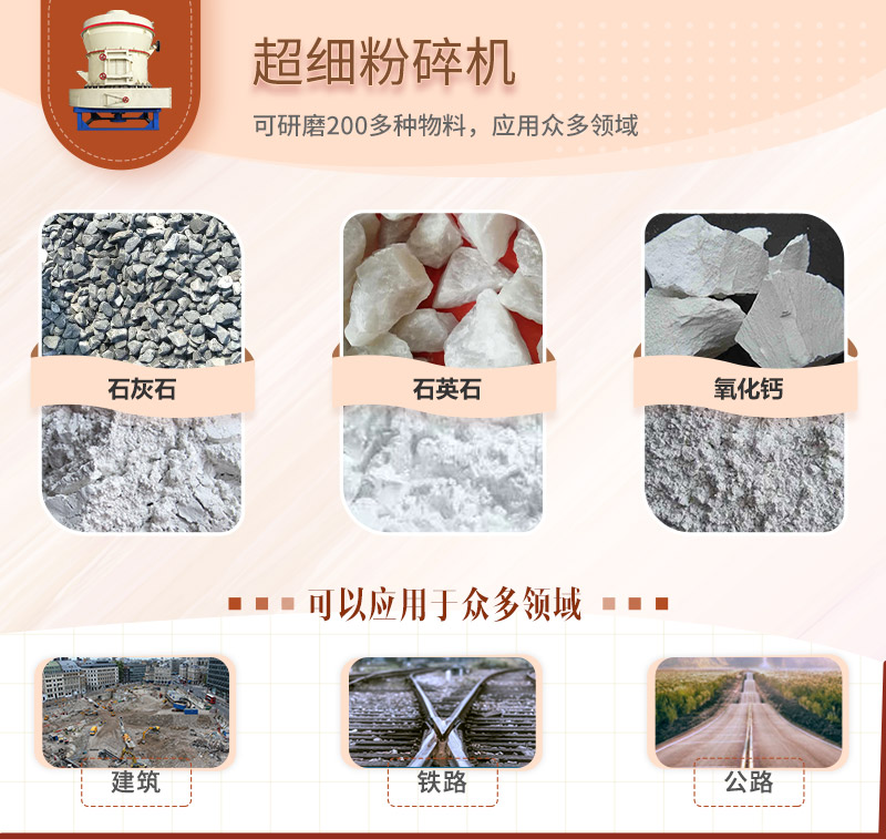 超細磨粉機應用領域 超細磨粉機應用領域