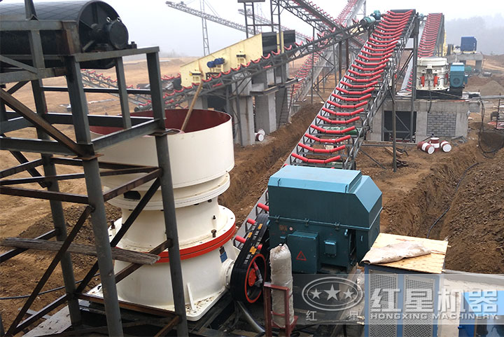 石英砂全套生產線設備現場 石英砂全套生產線設備現場