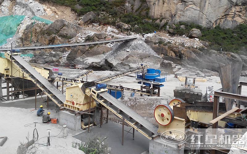 環保有效制砂機生產現場 環保有效制砂機生產現場