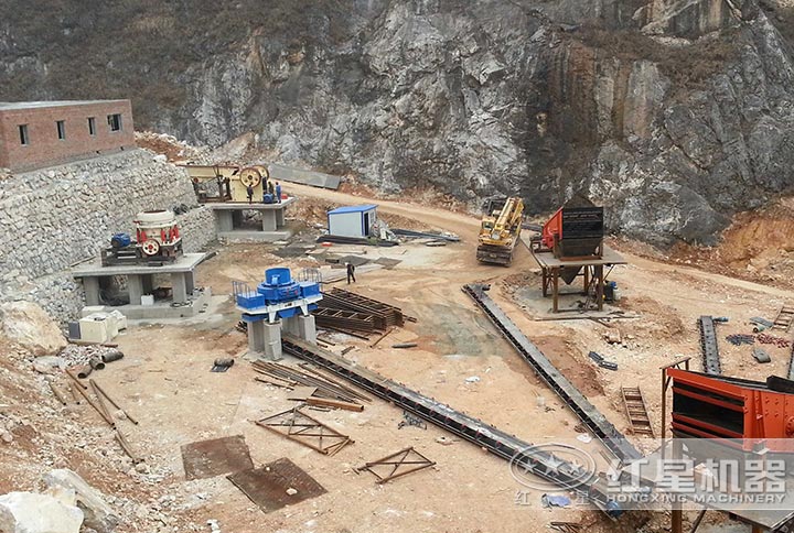 制沙機一套安裝現場 制沙機一套安裝現場
