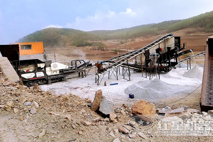 移動制沙機一套現場 移動制沙機一套現場