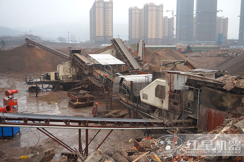 建筑垃圾處理設備現場 建筑垃圾處理設備現場