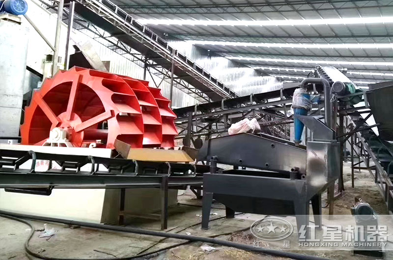 洗砂機安裝現場 洗砂機安裝現場