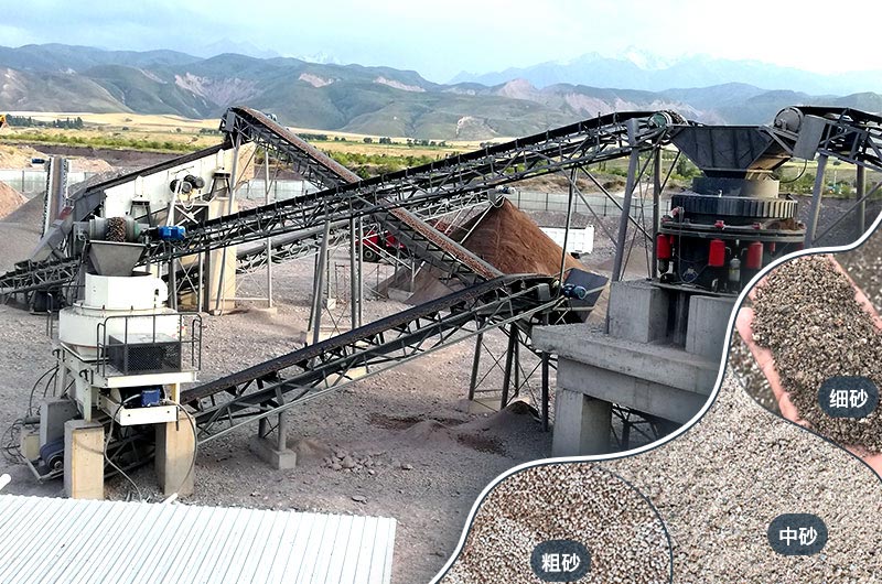 鵝卵石治沙機器現場與成品 鵝卵石治沙機器現場與成品