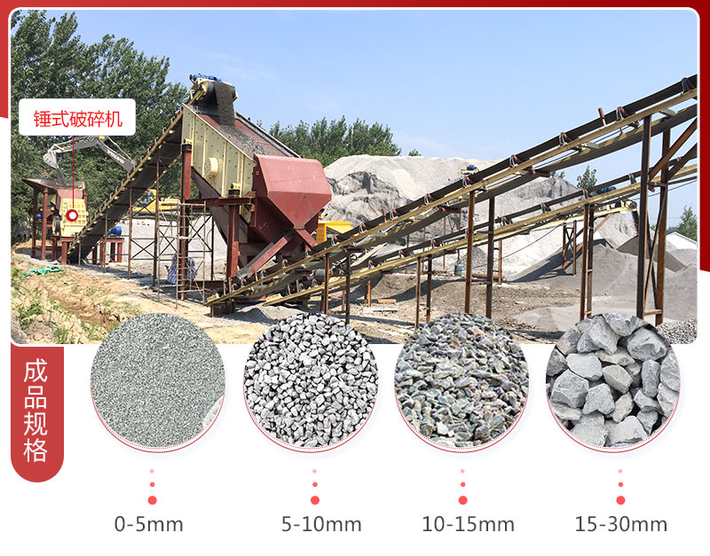 大型碎石機生產現場及成品展示 大型碎石機生產現場及成品展示