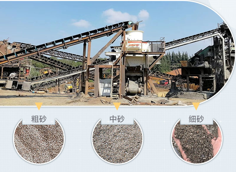 碎沙機現場與成品 碎沙機現場與成品