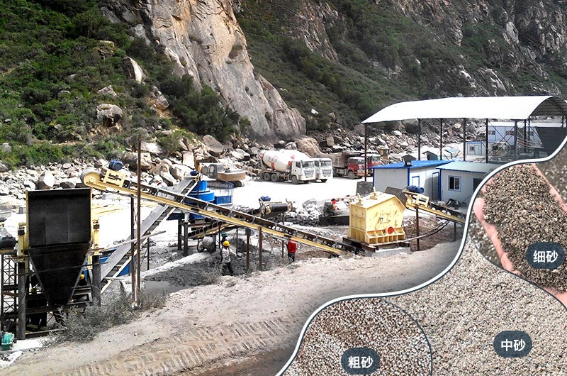全套干式制砂生產線現場與成品 全套干式制砂生產線現場與成品