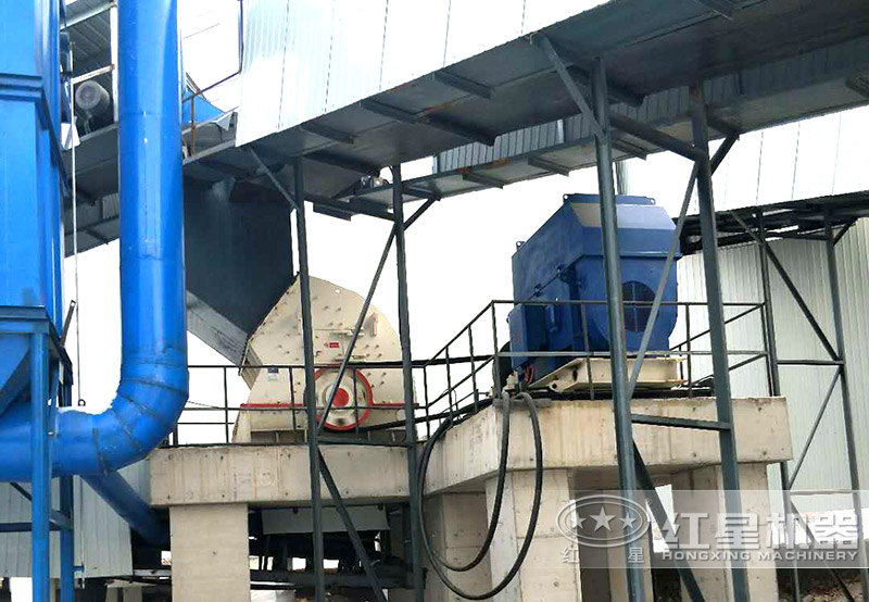 干式制砂現場 干式制砂現場