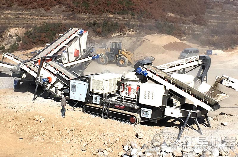 三機組合移動制砂現場 三機組合移動制砂現場