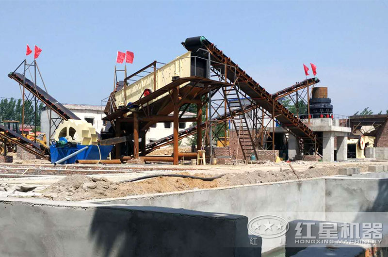 洗砂生產線現場 洗砂生產線現場