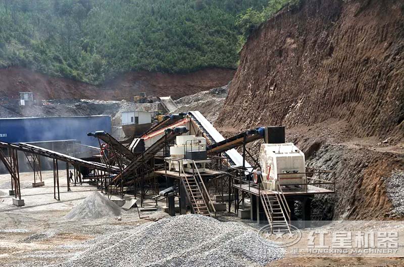 機制砂生產現場 機制砂生產現場