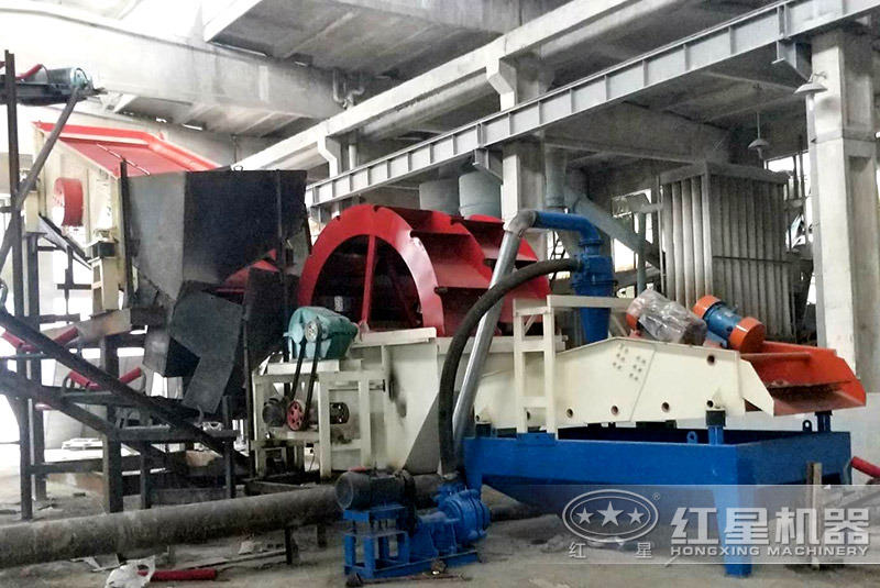 洗砂生產線配置細沙回收機現場 洗砂生產線配置細沙回收機現場