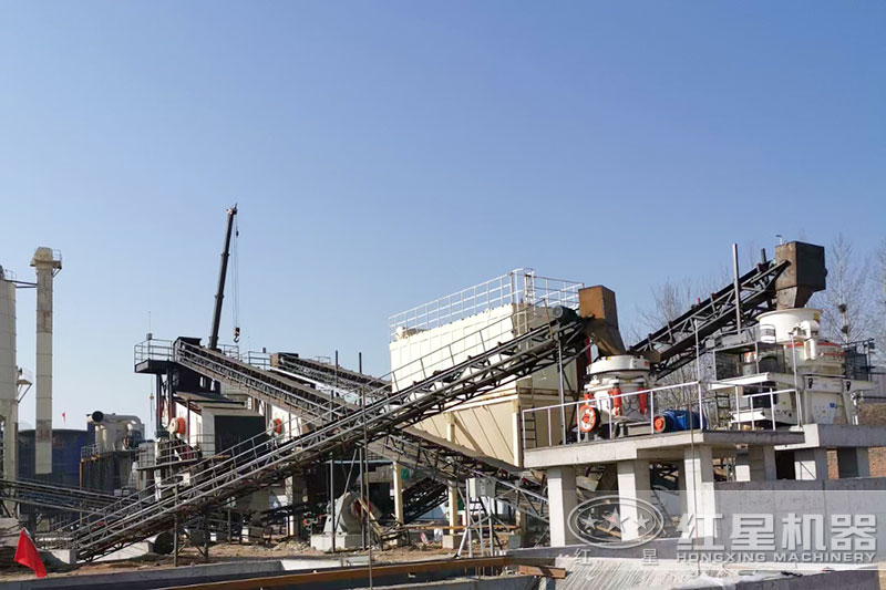 石英砂生產線現場 石英砂生產線現場