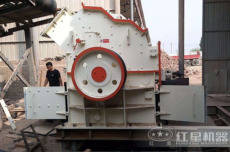 渣土粉碎機現場 渣土粉碎機現場