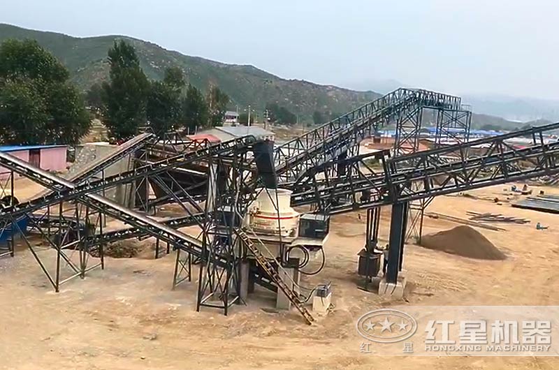 砂石生產線制砂機現場實拍 砂石生產線制砂機現場實拍