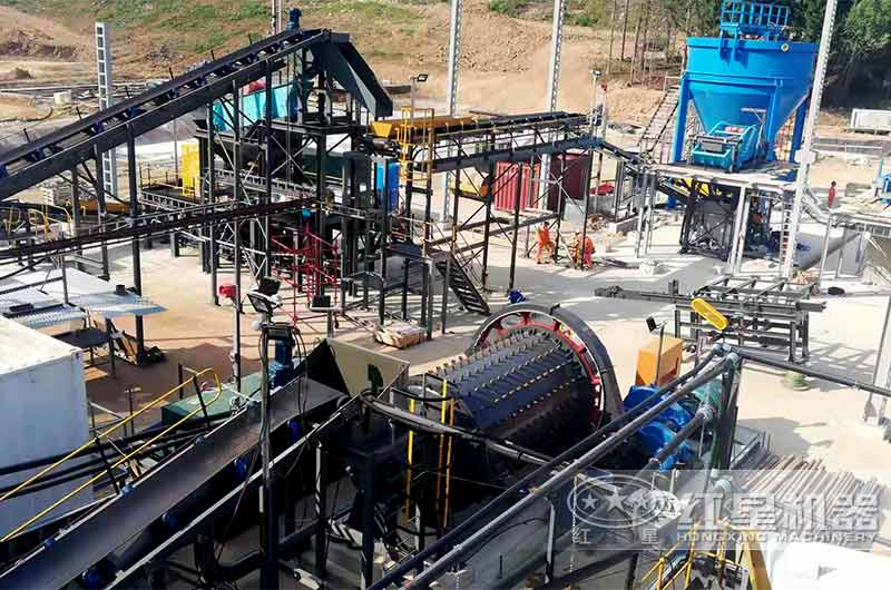 棒磨式制砂機現場 棒磨式制砂機現場